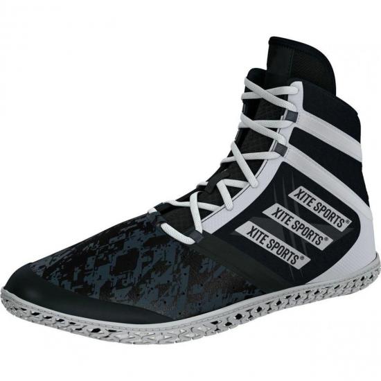  Boxing Flying Impact Wrestling Boots Black