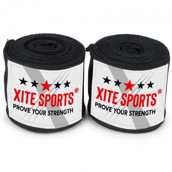 Xite Sports Hand Wraps 4.5m Black