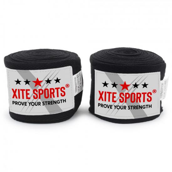 Xite Sports Hand Wraps 4.5m Black