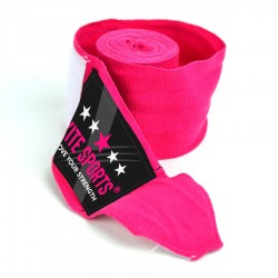 Xite Sports 2.5m Elasticated Hand Wraps Pink