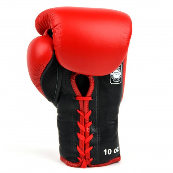 Xitesports® Fight Lace-up Boxing Gloves Red