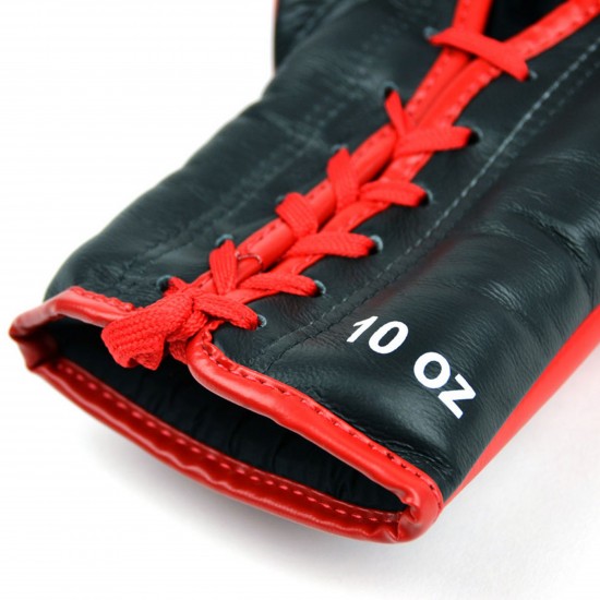 Xitesports® Fight Lace-up Boxing Gloves Red
