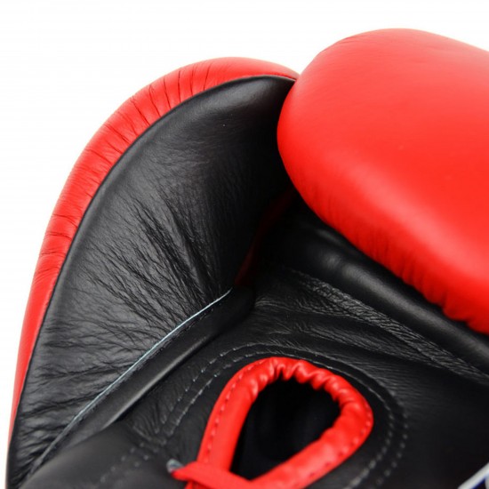 Xitesports® Fight Lace-up Boxing Gloves Red