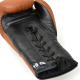 Lace-up Sparring Gloves Brown-Black