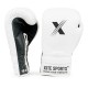 Top Xitesports® Comp Lace Up Boxing Gloves White & Black