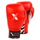 Xitesports® Competition Lace-up Boxing Gloves Red