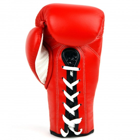 Xitesports® Competition Lace-up Boxing Gloves Red