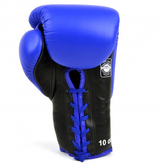 Xitesports® Fight Lace-up Boxing Gloves Blue