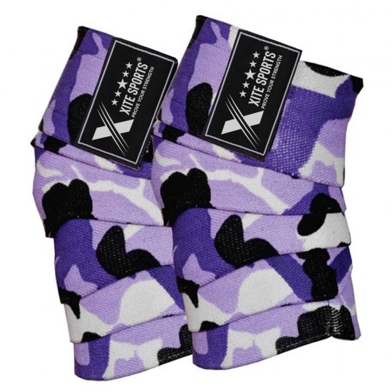 2021 Best Knee Wraps Easy Fit And Washable Army Green Camo Print